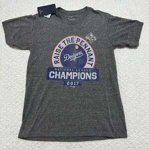 NWT Fanatics Dodgers National League Champions 2017 T-Shirt Men’s Size Medium